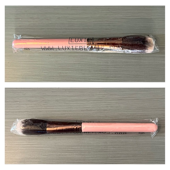 NEW LUXIE 514 BLUSH Makeup Brush ROSE GOLD SYNTHETIC Vegan Cruelty Free - Picture 3 of 7